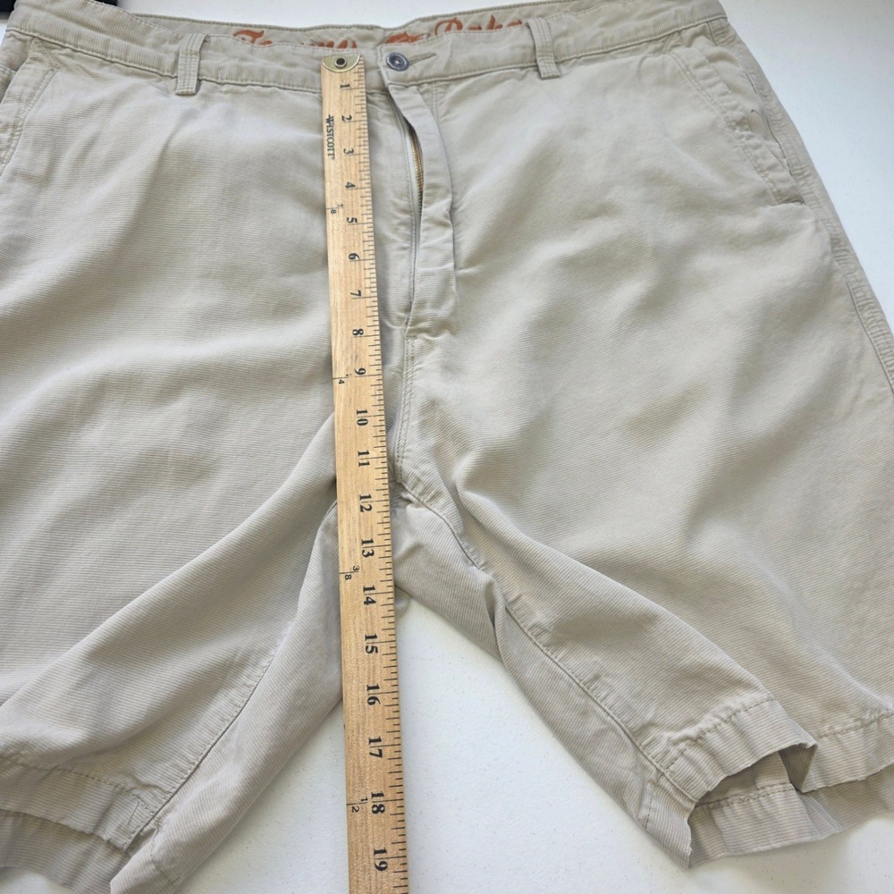 Tommy Bahama Paradise Nation Khaki Tan Tencel Cotton Shorts Mens 38 RN 86549 - Picture 8 of 8